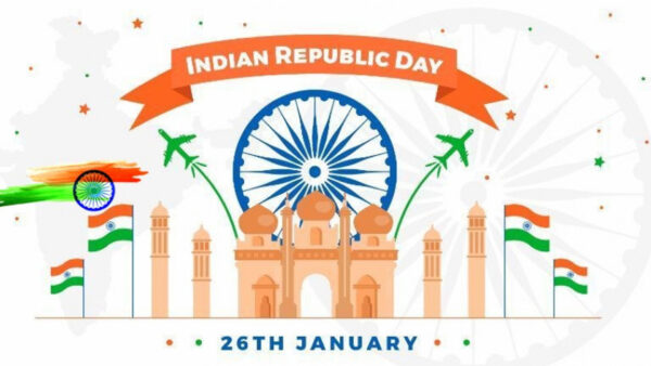 Wallpaper January, Indian, Republic, Celebration, White, Flag, 26th, Background, Creative, Art, Day