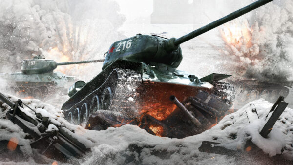Wallpaper T-34, WWII, Movie, Russian, Tank, Action