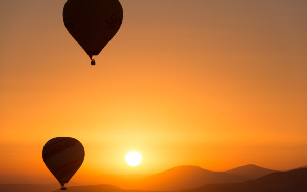 Wallpaper Ballons, Sunrise