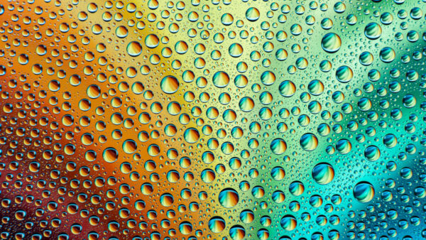 Wallpaper Rainbow, Abstract, Mobile, Drops, Desktop, Water