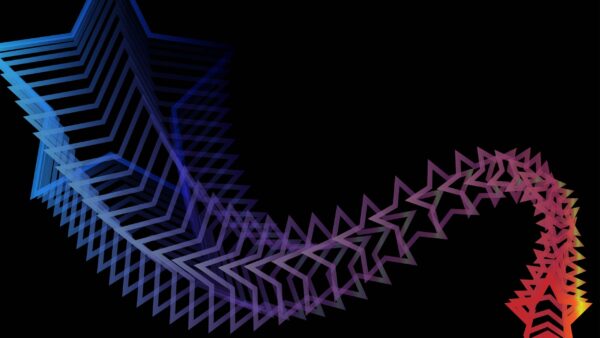 Wallpaper Abstract, Blue, Stars, Desktop, Light, Purple