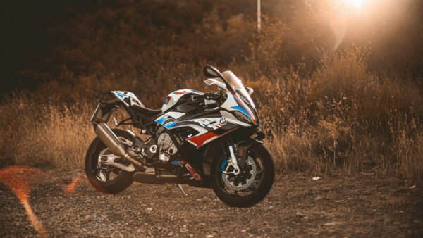 Wallpaper Blue, Bmw, White, Motorcycle, S1000, Red