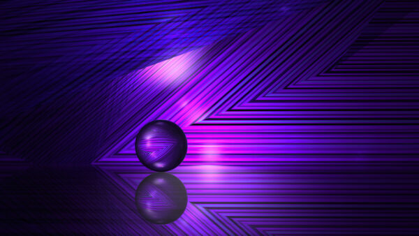 Wallpaper Desktop, And, Shades, Purple, Aesthetic, Lines, Mobile, Ball, Lights