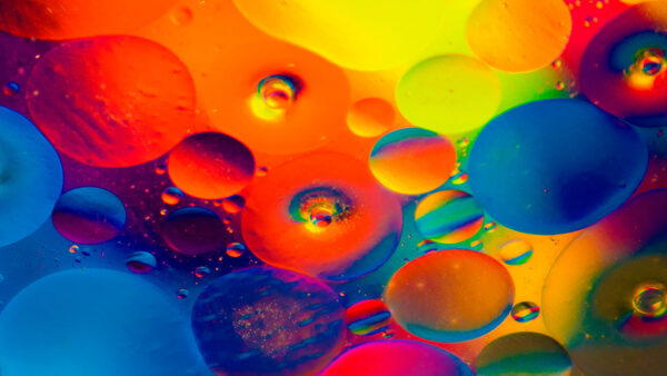 Wallpaper Bubbles, Water, Abstract, Colorful, Desktop, Oil, Mobile