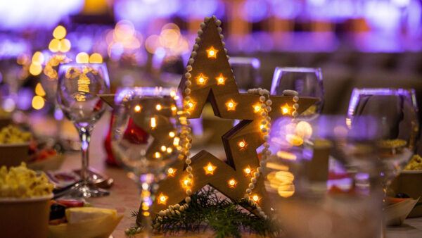 Wallpaper With, Glittering, Christmas, And, Desktop, Wallpaper, Decoration, Stars, Lights, Glass