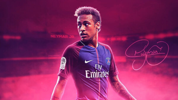 Wallpaper Dress, Neymar, Blue, Pink, Background, Wearing, Desktop, Sports