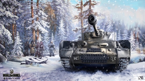 Wallpaper Trees, Background, With, World, Snow, Desktop, Covered, Mountain, Games, Tank, Tanks