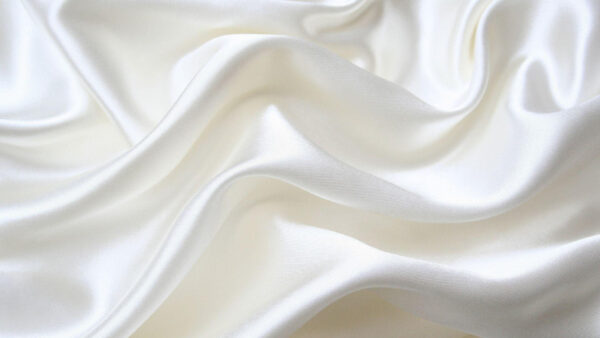 Wallpaper Shiny, Satin, Silk, Fabric, Texture, White