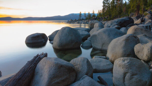 Wallpaper River, Landscape, Rocks, Forest, Stone, Trees, View, Mountain, Nature