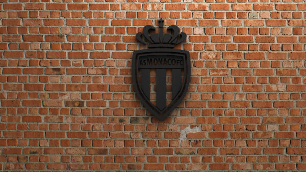Wallpaper Monaco, Soccer, Emblem, Logo
