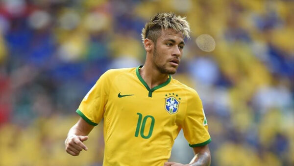 Wallpaper Background, Neymar, Yellow, Junior, Dress, Silva, Sports, Colorful, Wearing, Santos, Bokeh, Standing