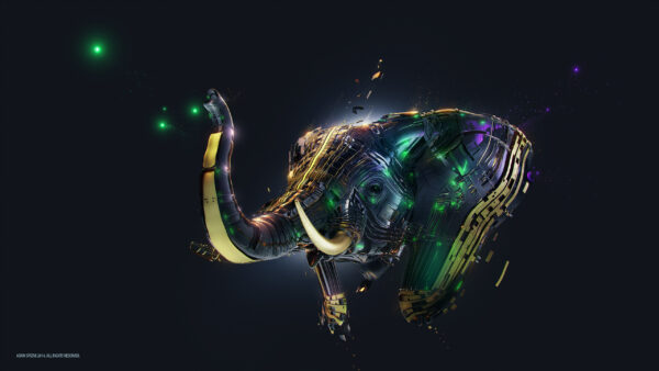 Wallpaper Artwork, Elephant