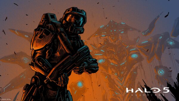 Wallpaper Halo, Master, Chief, Guardians