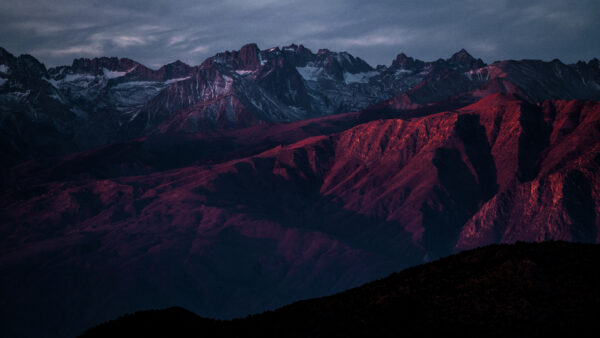 Wallpaper Mobile, Black, Sky, White, Desktop, Background, Red, Nature, Mountains