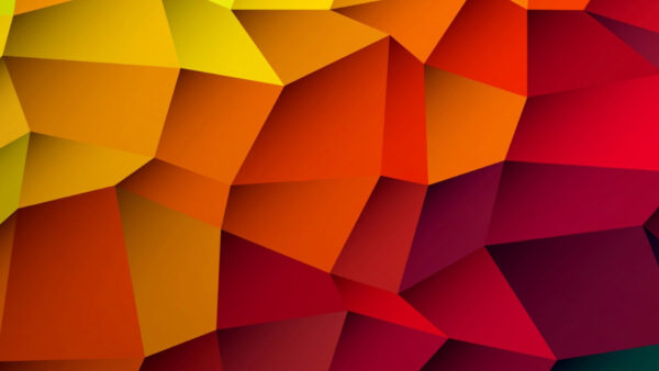 Wallpaper Abstract, Geometry, Red, Colors, Desktop, Yellow, Orange