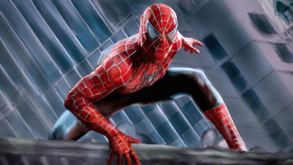 Wallpaper Spider-man, Marvel, Comics, Red