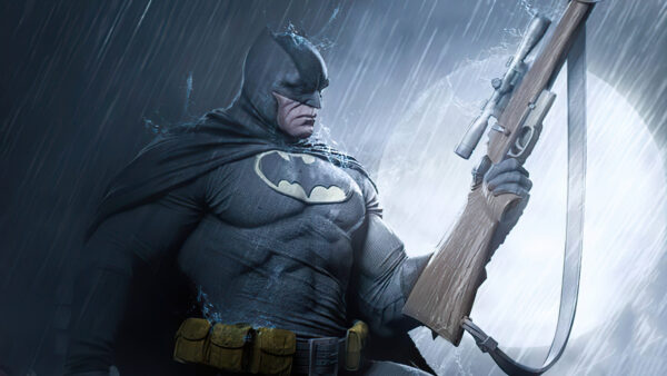 Wallpaper With, Superheroes, Art, Gun, Desktop, Batman