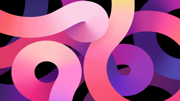 Wallpaper Shapes, Desktop, Abstract, Purple, Apple, Inc, And, Pink