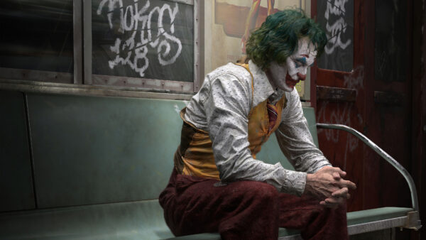 Wallpaper Sitting, Sad, Joker, Bench, Face, Superheroes