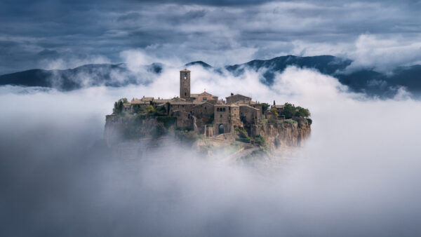 Wallpaper Nature, Around, Italy, Fortress, Desktop, Clouds