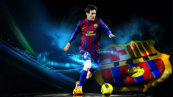 Wallpaper Blue, Football, Player, And, Desktop, Yellow, Shoes, Foundation, Wearing, Dress, Red, Sports, Qatar