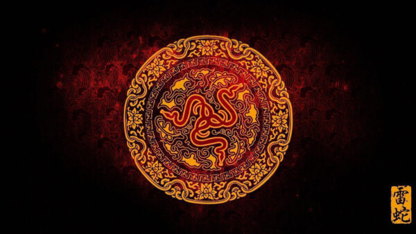 Wallpaper Ancient, Razer, Red, Logo