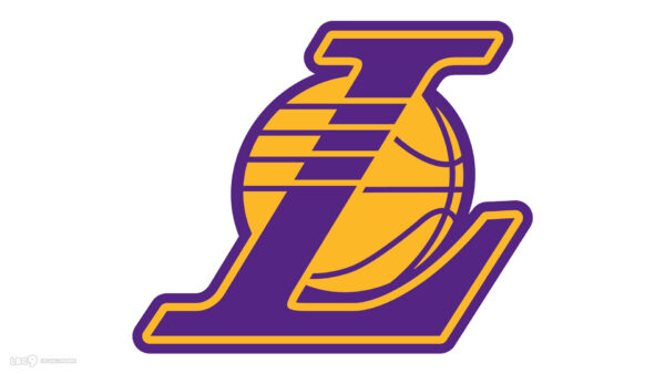 Wallpaper Lakers, Logo, White, Background