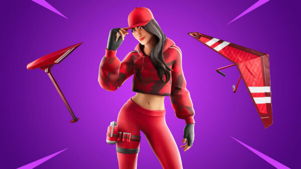 Wallpaper Chapter, Outfit, Ruby, Fortnite