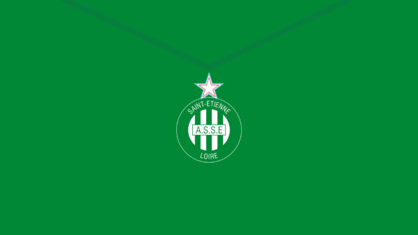Wallpaper Saint-Etienne, Logo, Emblem, Soccer