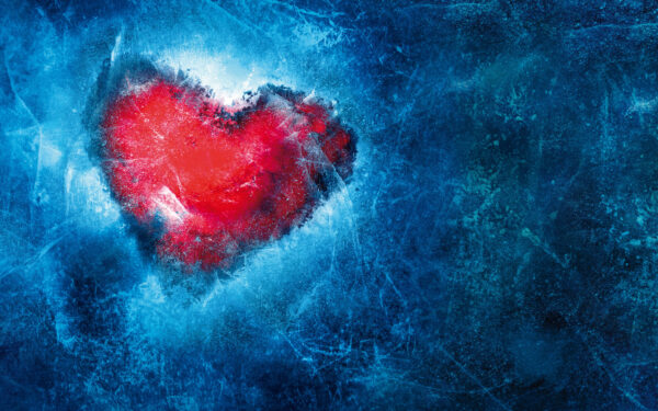 Wallpaper Heart, Love, Frozen