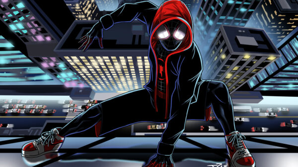 Wallpaper Miles, Morales, Spider-man