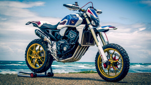 Wallpaper CB1000R, 2019, Four, CRF1000R, Honda, Africa