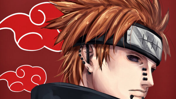 Wallpaper Red, Akatsuki, Desktop, Background, Jugo, Anime, (Naruto)