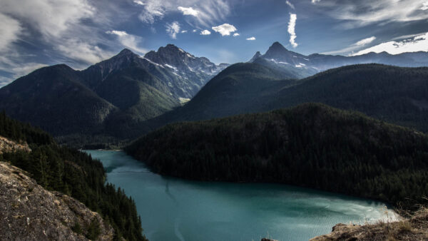 Wallpaper View, Landscape, Mobile, Lake, Desktop, Mountains, Nature