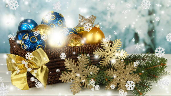 Wallpaper Desktop, Holiday, Snowflake, Christmas, Decoration
