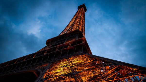 Wallpaper Closer, View, Paris, Eiffel, Upward, Tower, Desktop, Travel