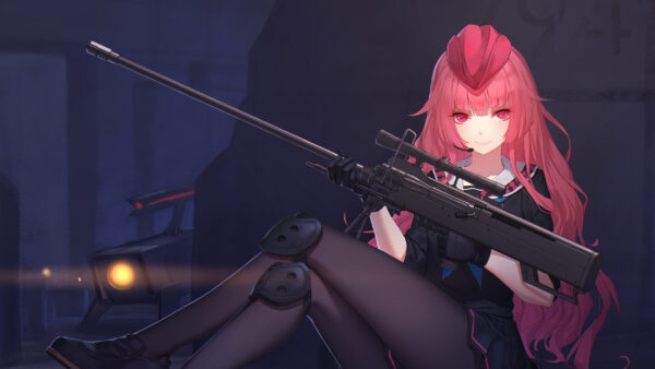 Wallpaper Frontline, Background, Desktop, Girls, Games, Black, With, NTW20