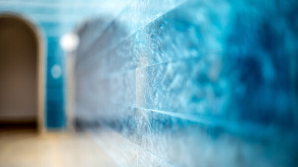 Wallpaper Sidewall, Blue, Background, Light, Blur