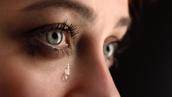 Wallpaper Girl, Depression, With, Closeup, Tears, View