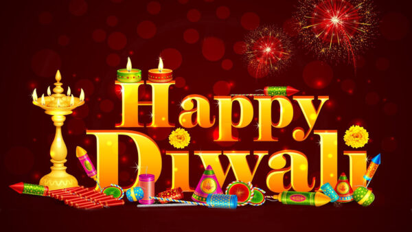 Wallpaper Diwali, Happy, Red, Crackers, Background