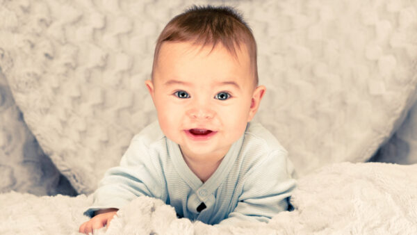 Wallpaper Gray, With, Boy, Cute, Eyes, Desktop, Baby