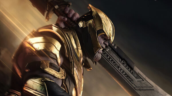 Wallpaper Helmet, With, Desktop, Sword, Thanos, Endgame, Avengers, And