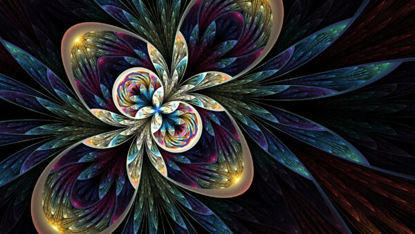 Wallpaper Abstract, Colorful, Artwork, Fractal, Abstraction