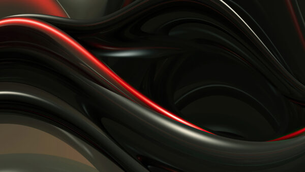 Wallpaper Swirl, Red, Lines, Desktop, Wavy, Abstract, Black, Mobile