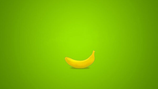 Wallpaper Banana, Green, Single, Background, Yellow, Desktop