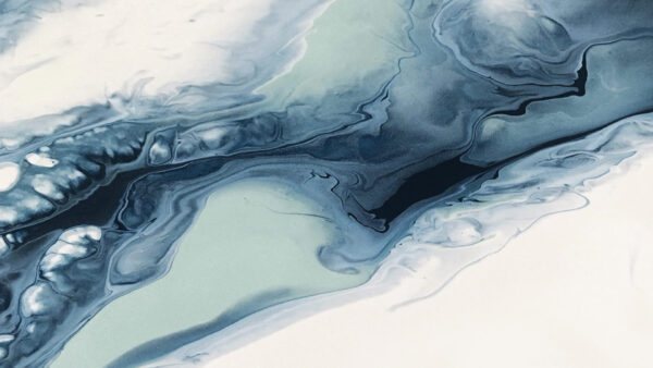 Wallpaper Marble, Desktop, Blue, Ash, Dark, White