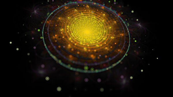 Wallpaper Mobile, Circle, Glitter, Desktop, Abstract, Fractal, Abstraction, Colorful, Artwork