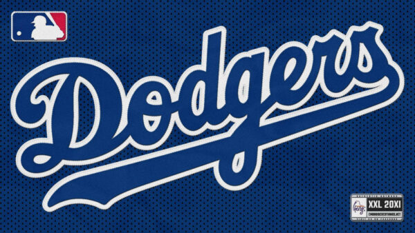 Wallpaper And, Word, Background, Dodgers, Dots, With, Black, Desktop, Blue