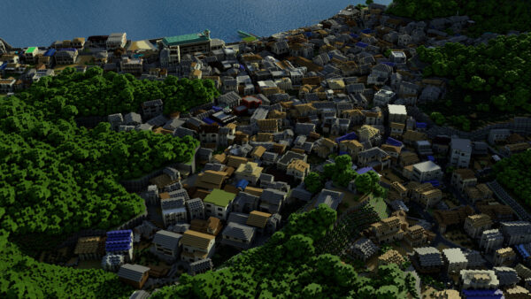 Wallpaper Village, Japan, Minecraft
