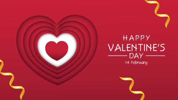 Wallpaper Heart, Background, Valentine’s, Shapes, Happy, Day, February, Red